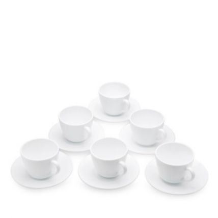 Bộ tách đĩa trà thủy tinh 12 món Toledo 16cl (Bormioli Rocco) - 2