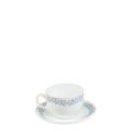 Bộ tách đĩa trà thủy tinh 12 món 16CL Diva Ivory R.A (La Opala) - small 1