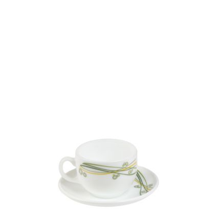 Bộ tách đĩa trà thủy tinh 12 món 22CL Diva Iris V.C (La Opala) - 1