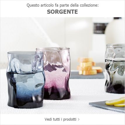 Bộ 6 ly thủy tinh Sorgente 30cl - màu xanh khói (Bormioli Rocco) - 3
