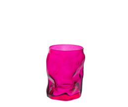 Ly thủy tinh Sorgente 30cl - màu hồng (Bormioli Rocco)