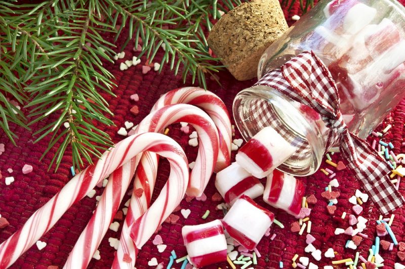 Kẹo cây gậy – món quà Noel ý nghĩa