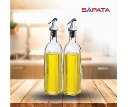 Combo 2 chai rót gia vị thủy tinh vuông 500ml - SAPATA