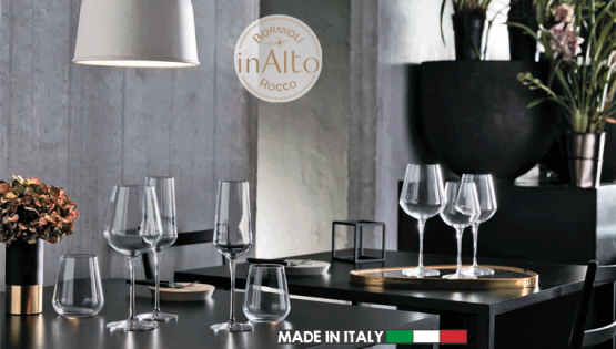 Ly rượu thủy tinh pha lê cao cấp inAlto Uno thương hiệu Bormioli Rocco có ưu điểm đặc biệt gì?