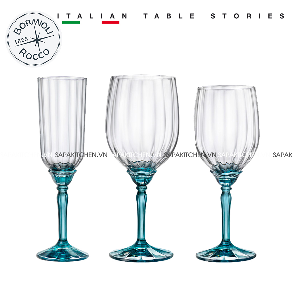 Loại ly rượu thủy tinh dòng Florian - Bormioli Rocco hiện nay có 3 size: 21cl - 38cl và 53.3cl